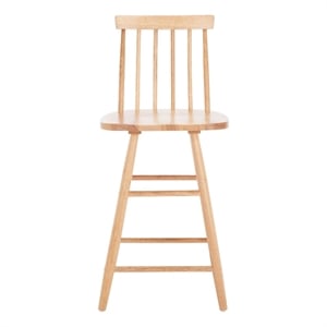 Safavieh May Wood Counter Stool in Natural