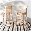 Safavieh Thaxton Wood Bar Stool  in Natural