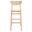 Safavieh Thaxton Wood Bar Stool  in Natural