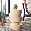 Safavieh Tyce Wood Accent Table in Cream