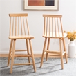 Safavieh Beaufort Wood Counter Stool in Natural