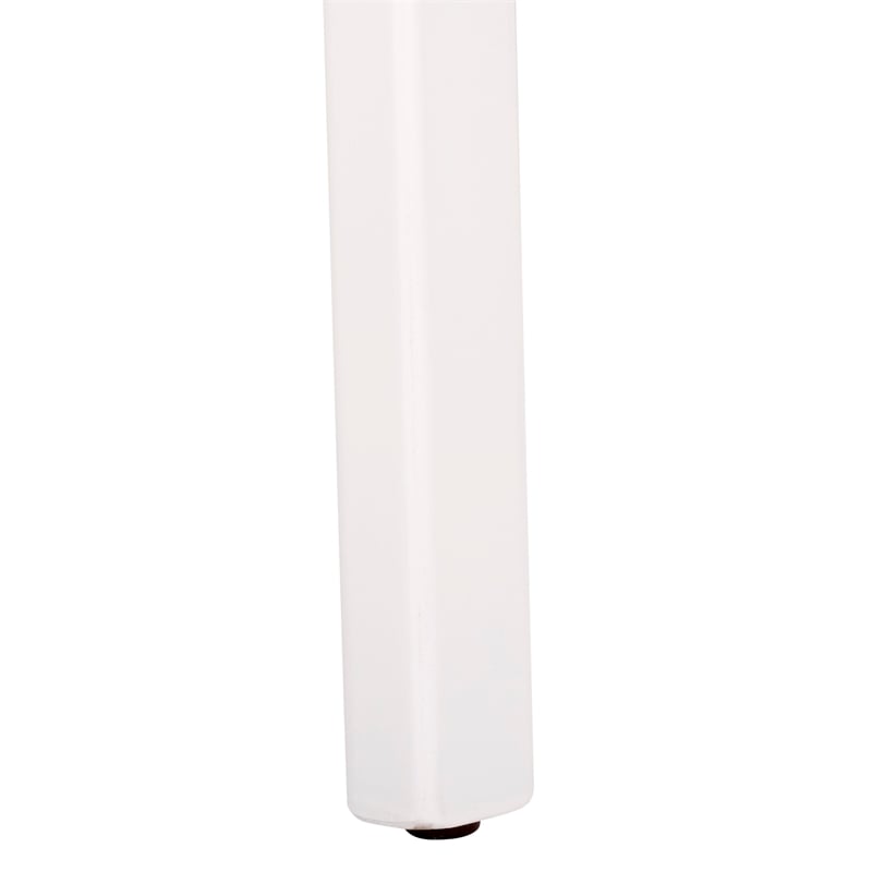 Safavieh Silus Wood Backless Cane Counter Stool in White / Natural