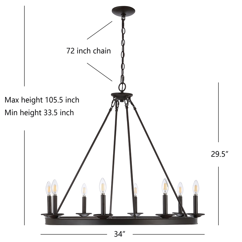 Safavieh Fauna  Iron 8Lt 34