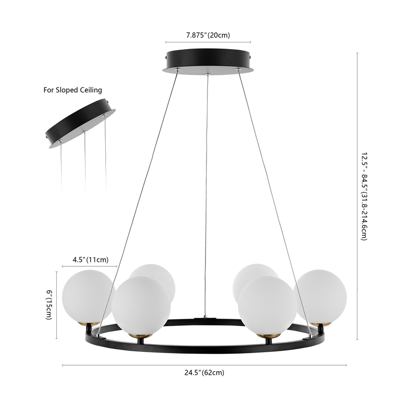 Safavieh Pomona Iron 6Lt 24.5