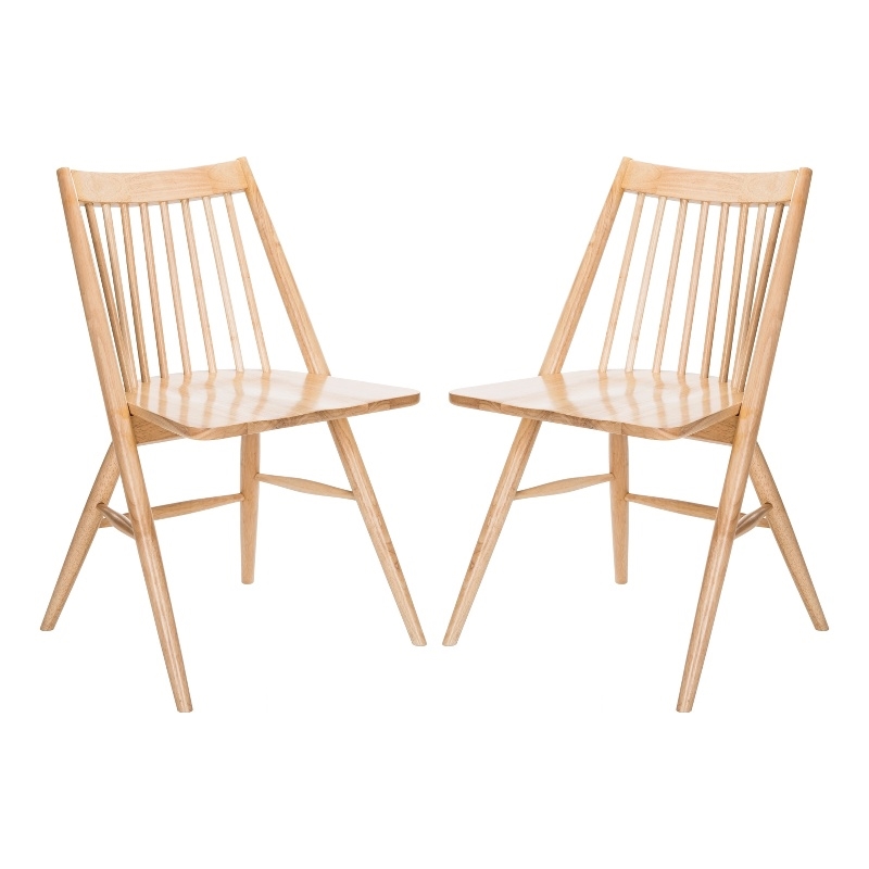 Safavieh Wren Wood Dining Chair in Natural