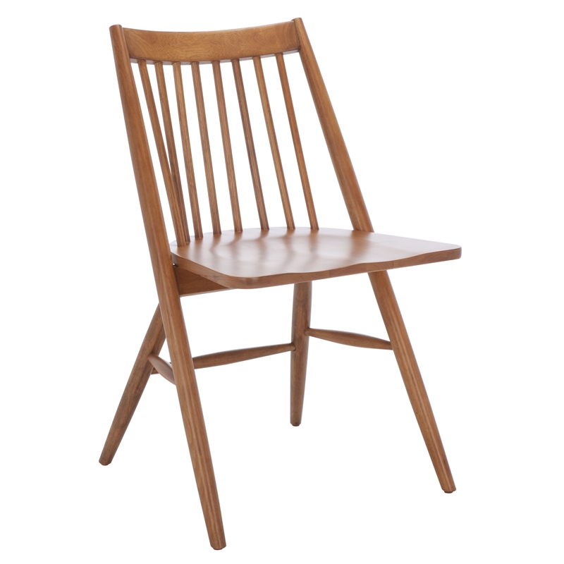 Safavieh Wren Wood Dining Chair in Walnut