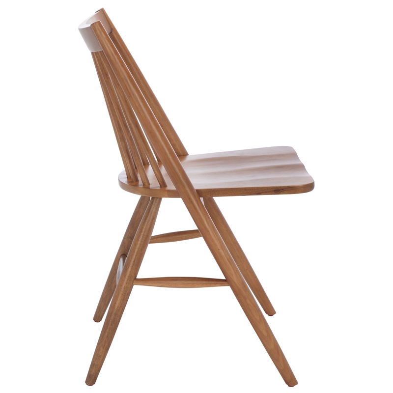 Safavieh Wren Wood Dining Chair in Walnut