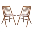 Safavieh Wren Wood Dining Chair in Walnut