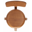Safavieh Luella Wood Stackable Dining Chair in Walnut