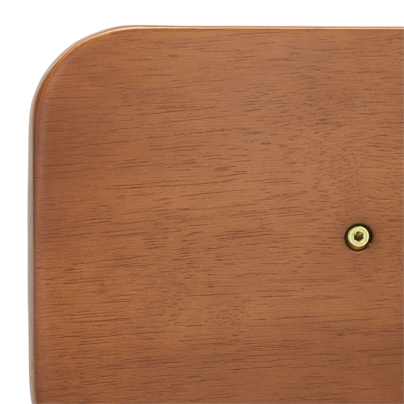 Safavieh Luella Wood Stackable Dining Chair in Walnut