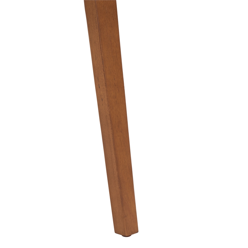 Safavieh Luella Wood Stackable Dining Chair in Walnut