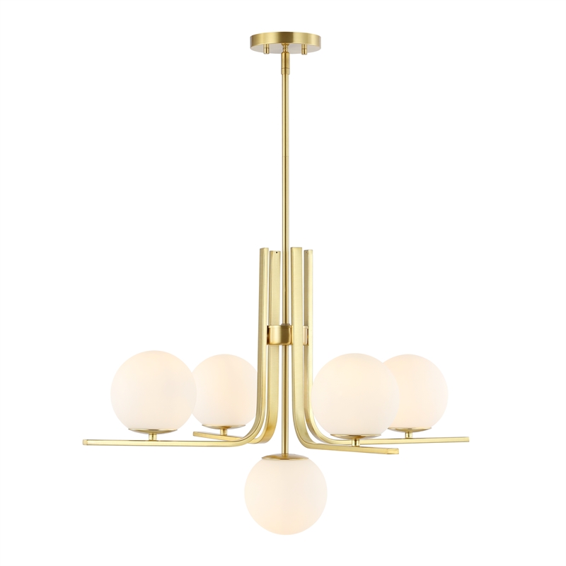 Safavieh Lenore Iron and Glass  5 Lt 29.75