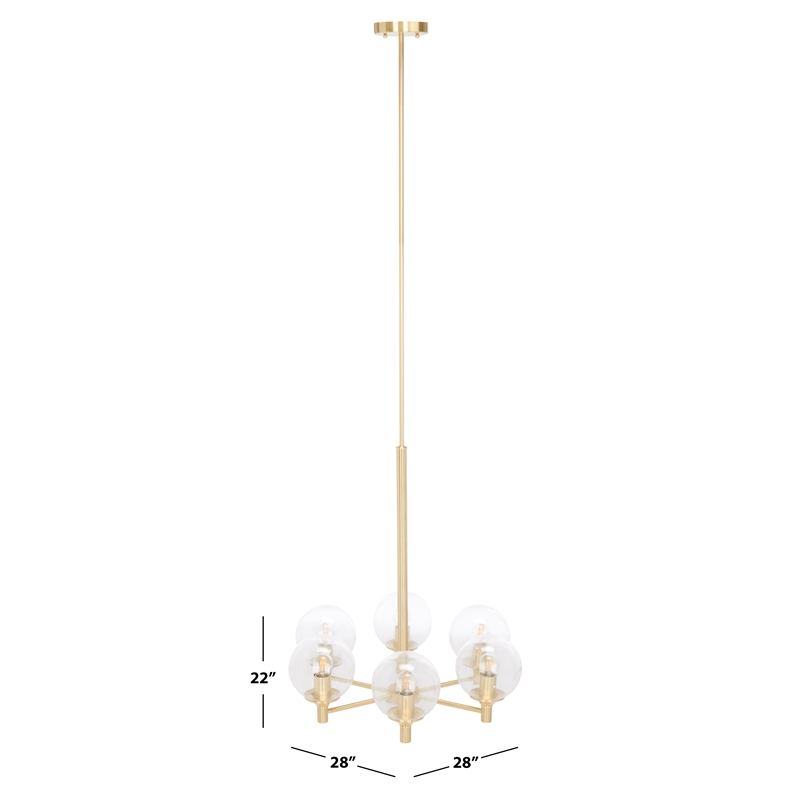 Safavieh Jayde Steel and Iron 6Lt 28
