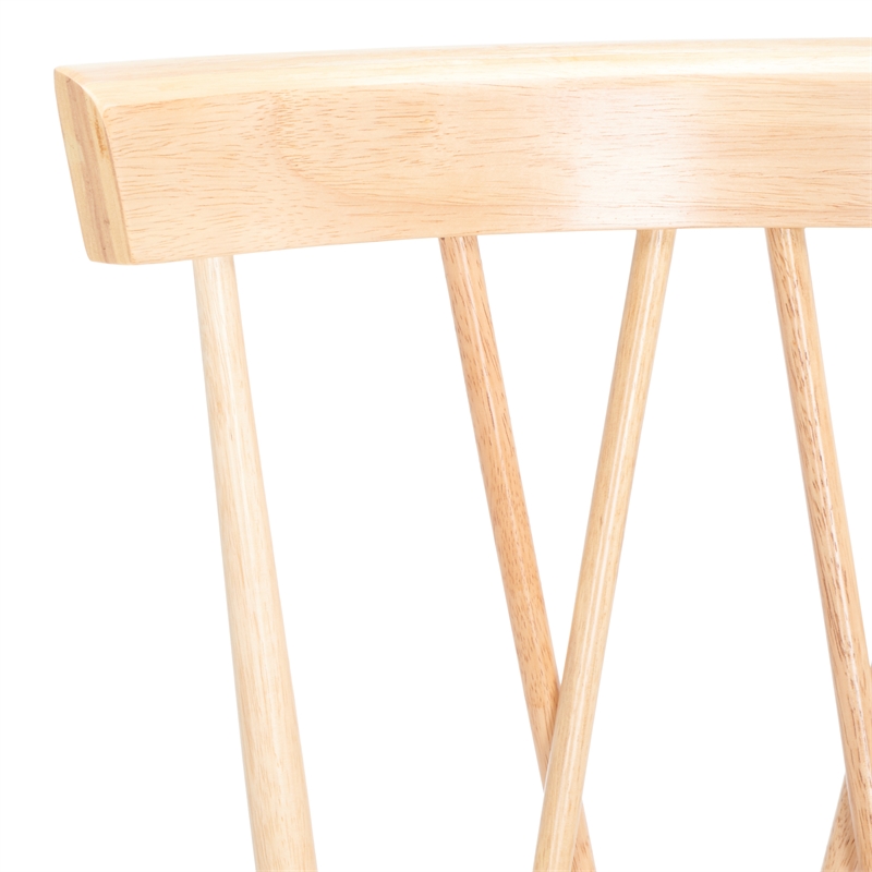 Safavieh Friar Wood Dining Chair in Natural