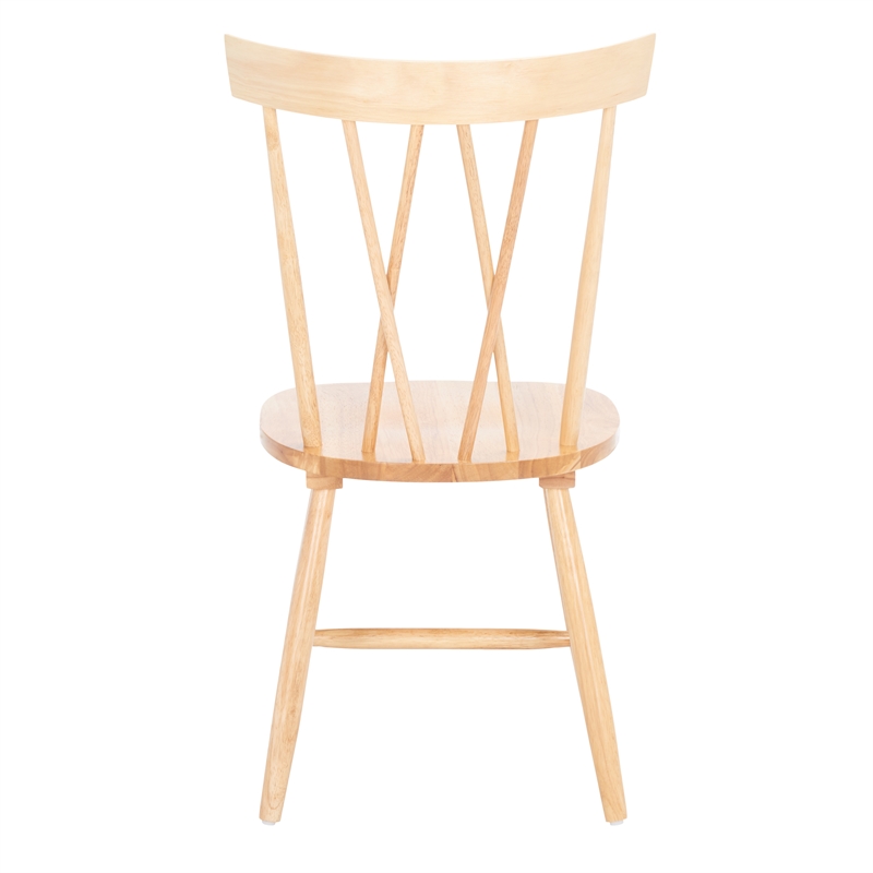 Safavieh Friar Wood Dining Chair in Natural