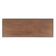 Safavieh Athena Wood and Metal 2 Drawer Console Table in Brown
