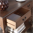 Safavieh Athena Wood and Metal 2 Drawer Console Table in Brown