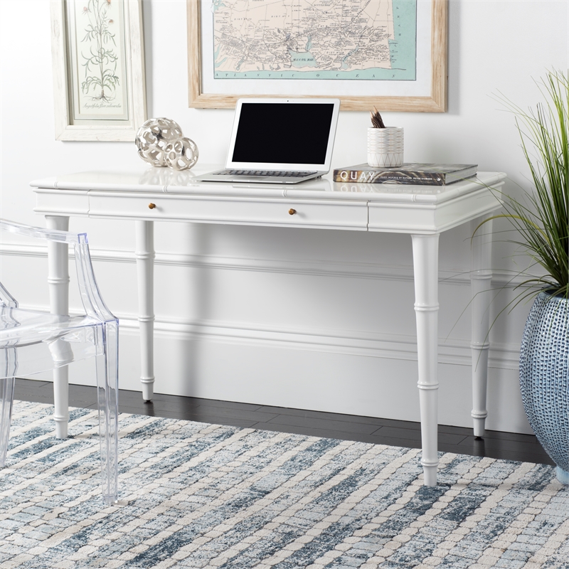 Safavieh Noely Wood Writing Desk in White