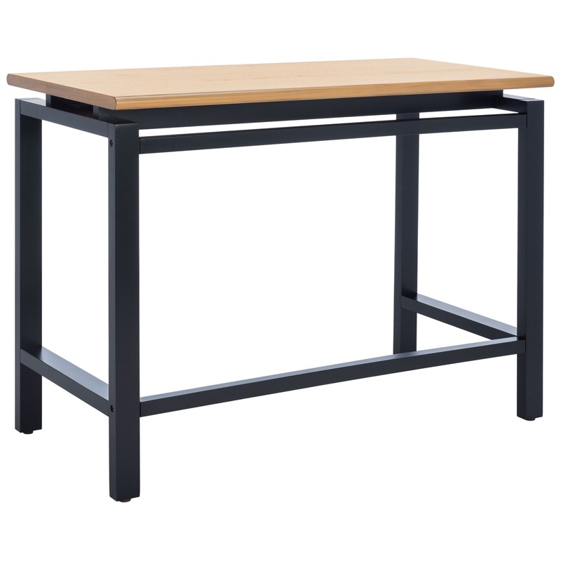 Safavieh Embry Wood Desk in Natural / Black