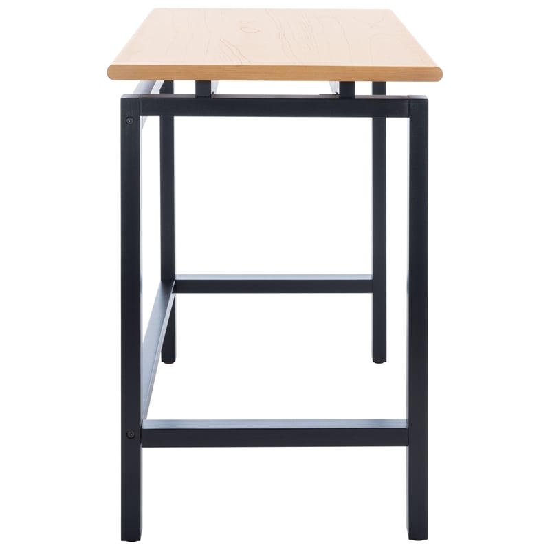 Safavieh Embry Wood Desk in Natural / Black