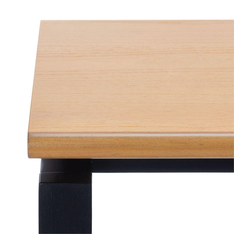 Safavieh Embry Wood Desk in Natural / Black