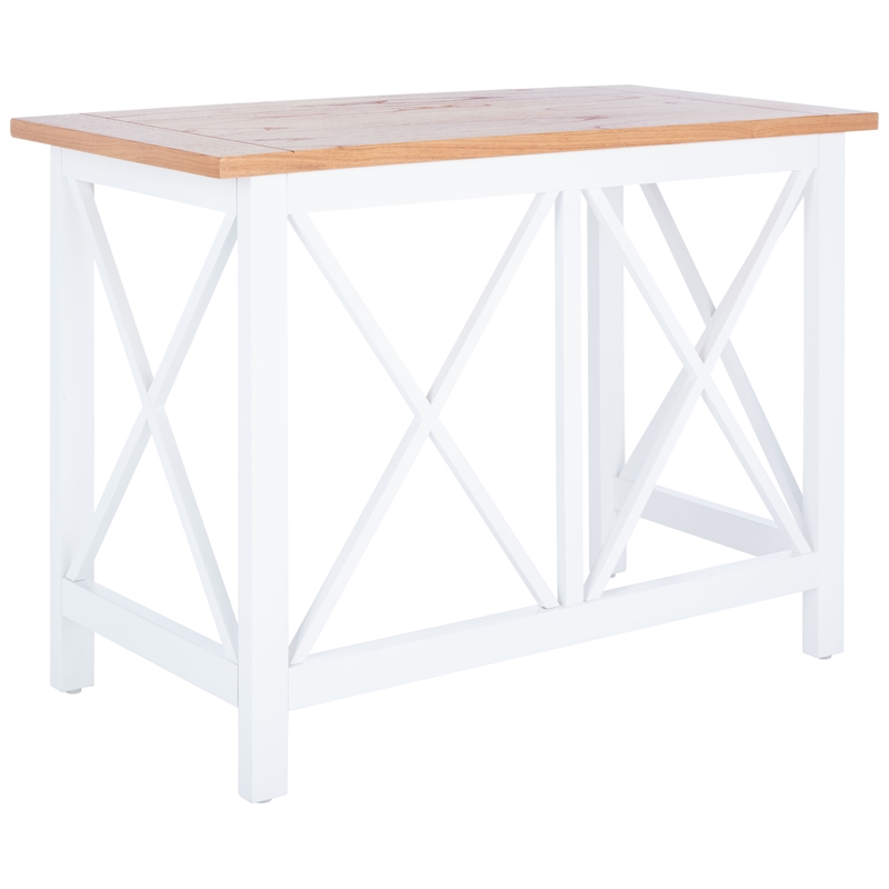 Safavieh Freyr Desk Wood in Natural / White