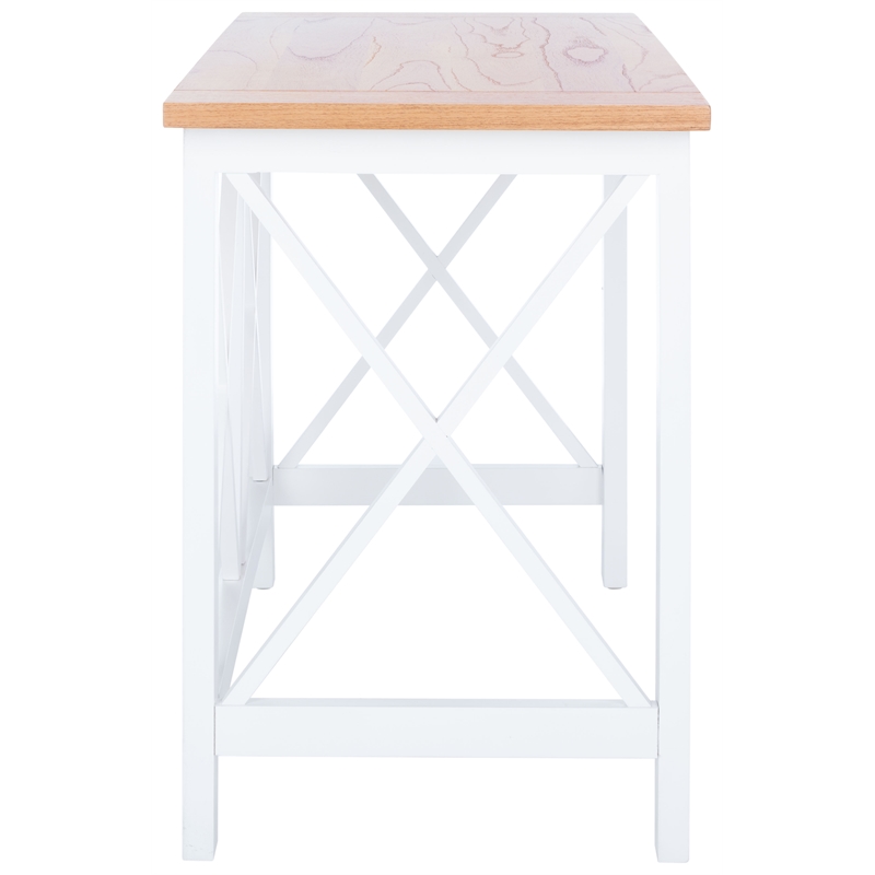 Safavieh Freyr Desk Wood in Natural / White