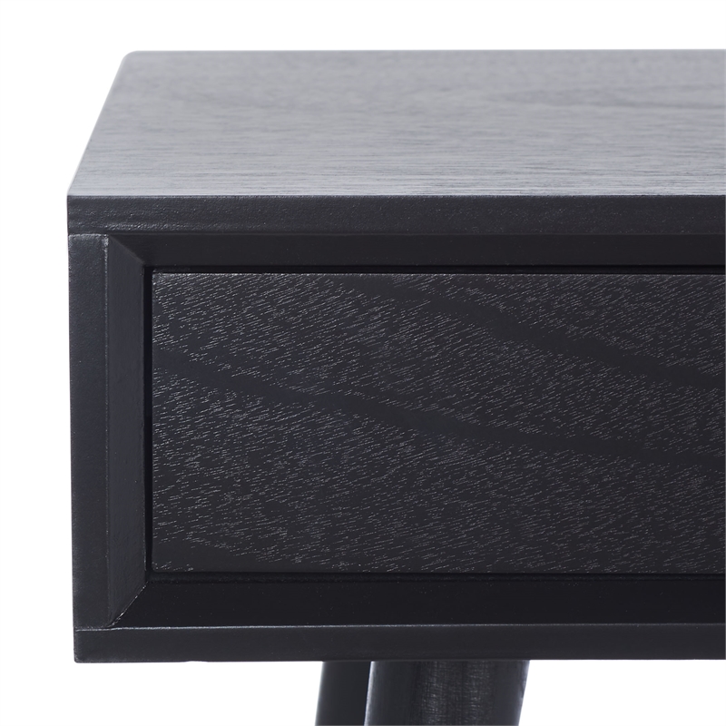 Safavieh O'Dwyer Wood 2 Drawer Desk in Black