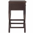 Safavieh Maxine Wood and Metal Accent Table With Storage Drawer in Walnut