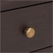 Safavieh Maxine Wood and Metal Accent Table With Storage Drawer in Walnut