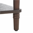 Safavieh Siobhan Wood and Metal Accent Table With Storage Drawer in Walnut