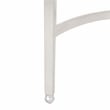 Safavieh Abelard Iron and Tempered Glass Cocktail Table in Silver