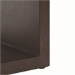 Safavieh Munson Wood 2 Shelf Console Table in Dark Oak