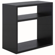 Safavieh Munson Wood  2 Shelf Console Table in Black