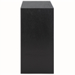 Safavieh Munson Wood  2 Shelf Console Table in Black