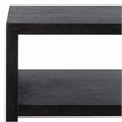 Safavieh Munson Wood  2 Shelf Console Table in Black