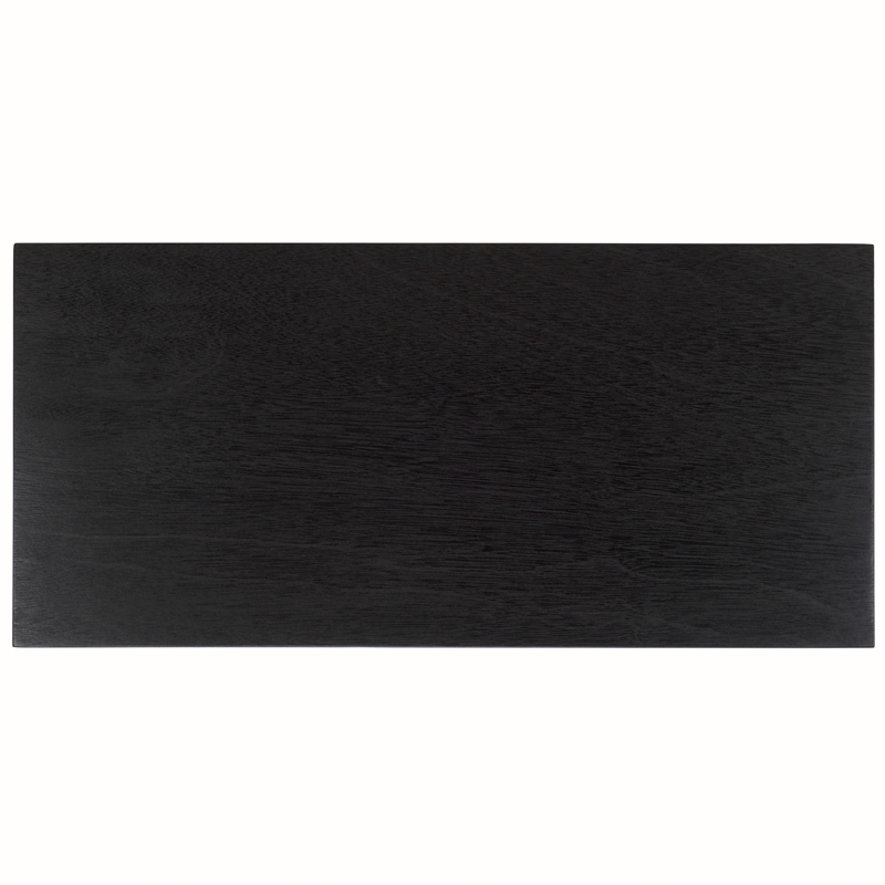 Safavieh Munson Wood  2 Shelf Console Table in Black