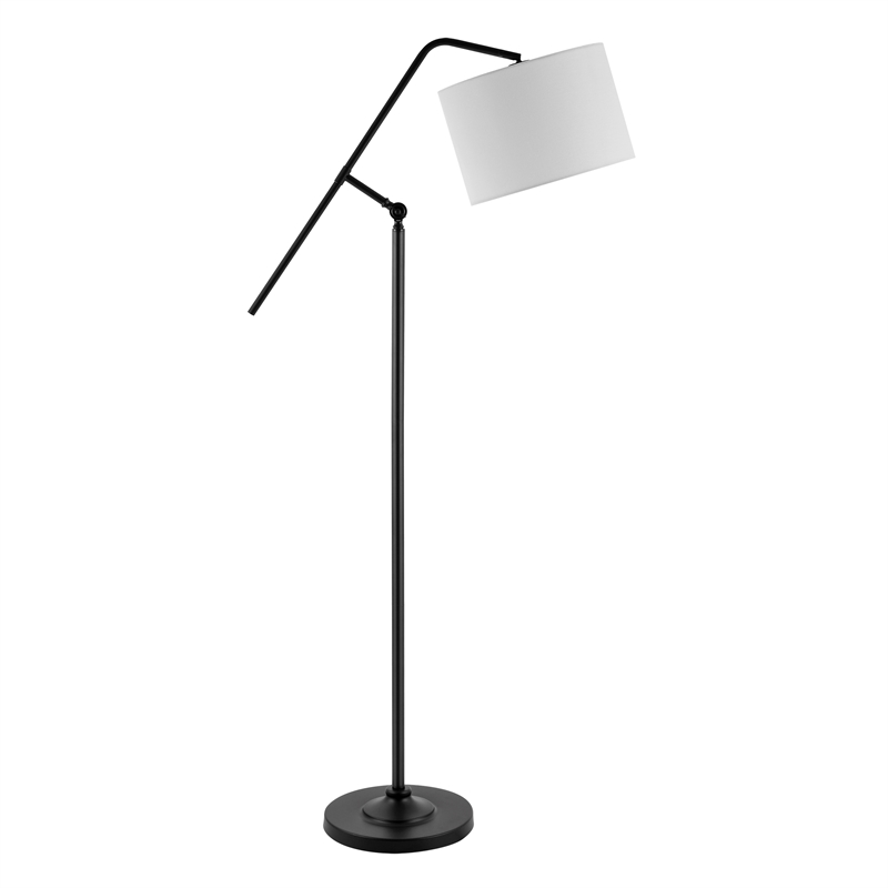 Safavieh Newbrook  Iron 62.5 Inch Floor Lamp in Black