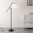 Safavieh Newbrook  Iron 62.5 Inch Floor Lamp in Black