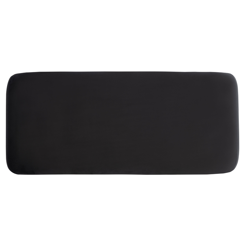 Safavieh Tenko Wood and Fabric Bench in Black