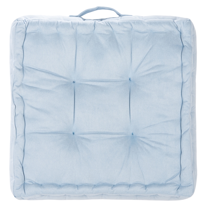 Safavieh Gardenia Velvet Floor Pillow in Blue