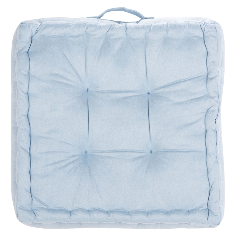 Safavieh Gardenia Velvet Floor Pillow in Blue
