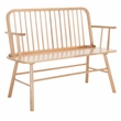 Safavieh Lucilia Wood  Spindle Bench in Natural