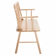 Safavieh Lucilia Wood  Spindle Bench in Natural