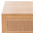 Safavieh Baisley Wood 2 Drawer Coffee Table in Natural