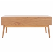 Safavieh Baisley Wood 2 Drawer Coffee Table in Natural