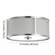 Safavieh Layne Iron Flush Mount in Bronze