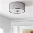 Safavieh Layne Iron Flush Mount in Bronze