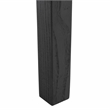 Safavieh Capri Wood and Leather Counter Stool in Black / Black