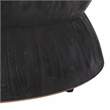 Safavieh Alecto Wood Round Coffee Table in Black